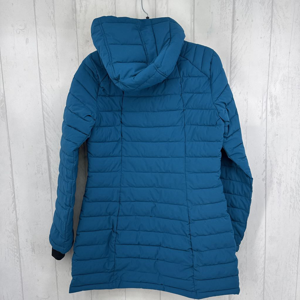 S quilted hooded coat