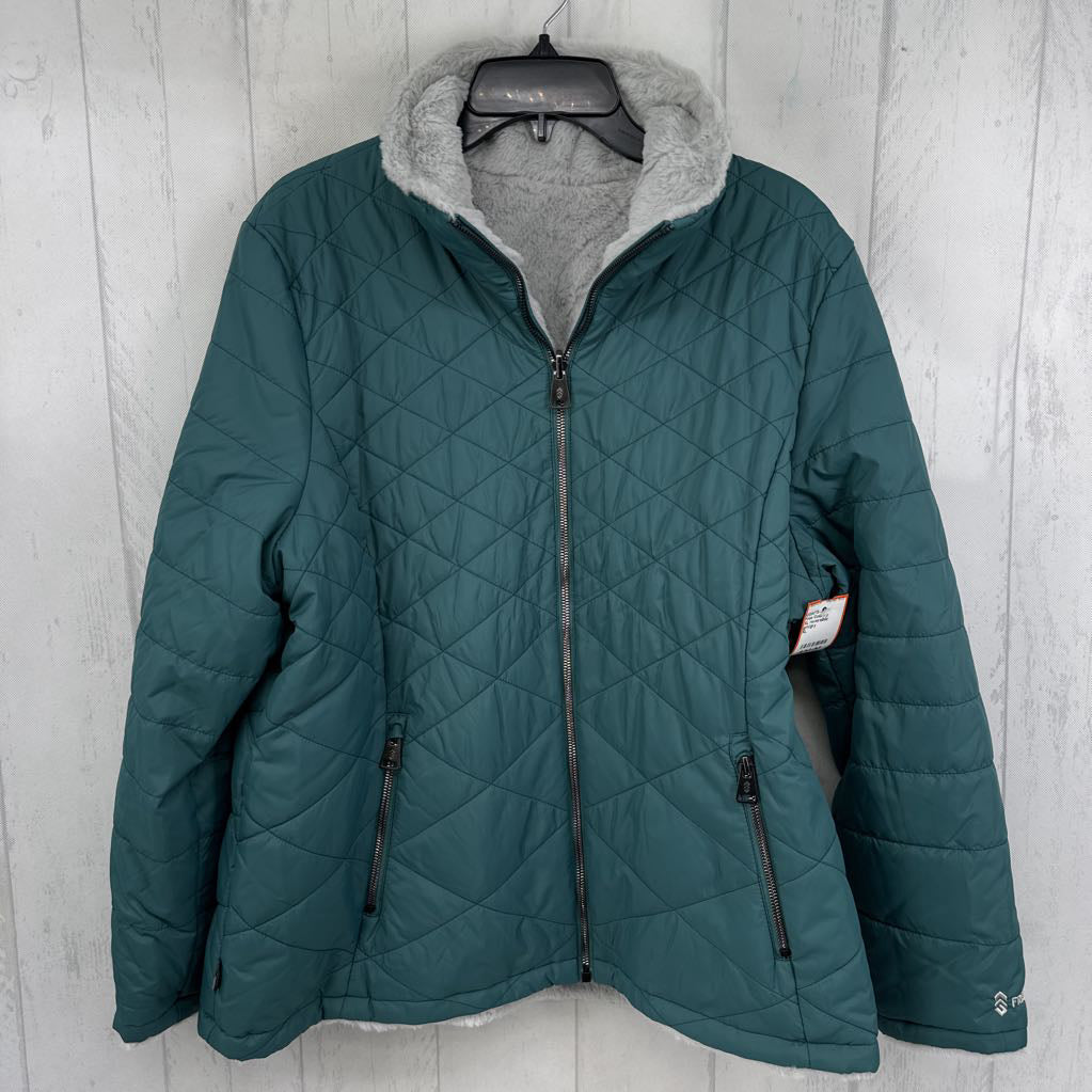 XL reversible quilted coat