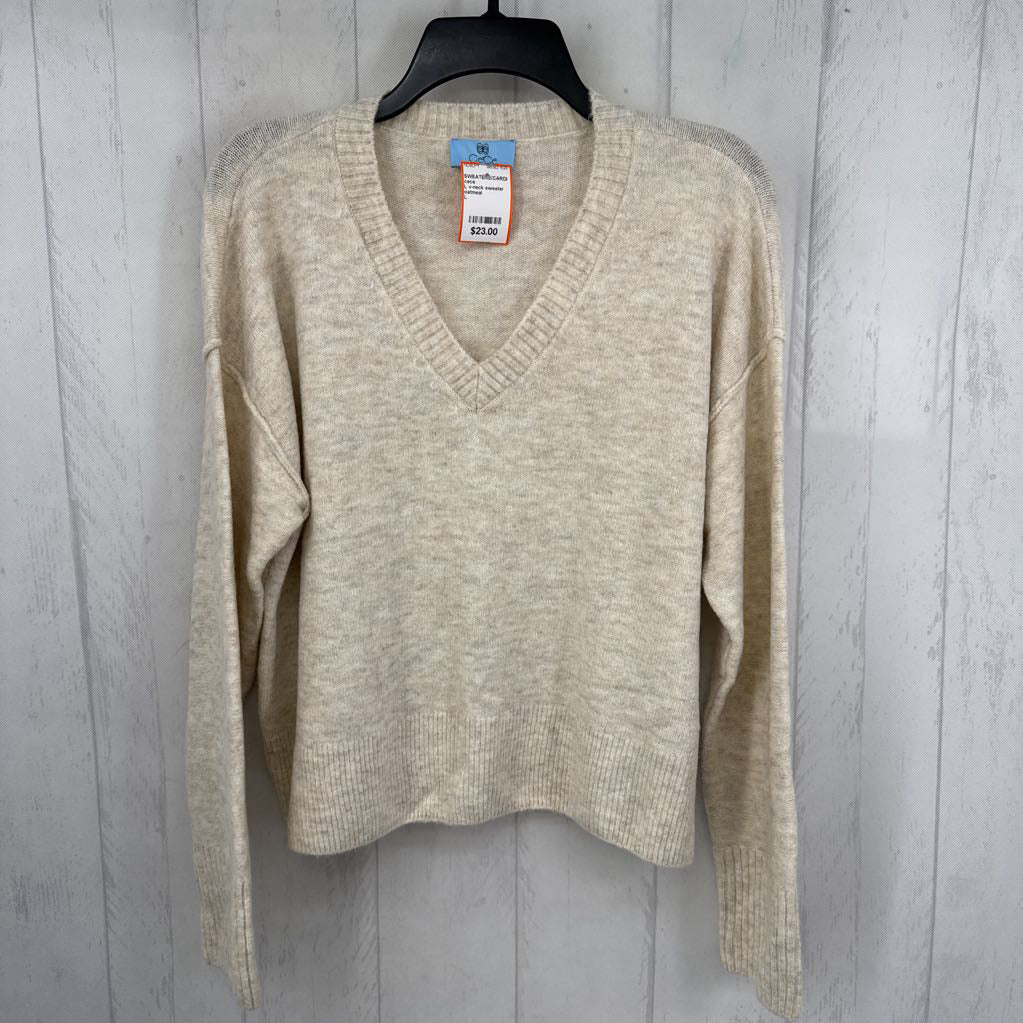 L v-neck sweater