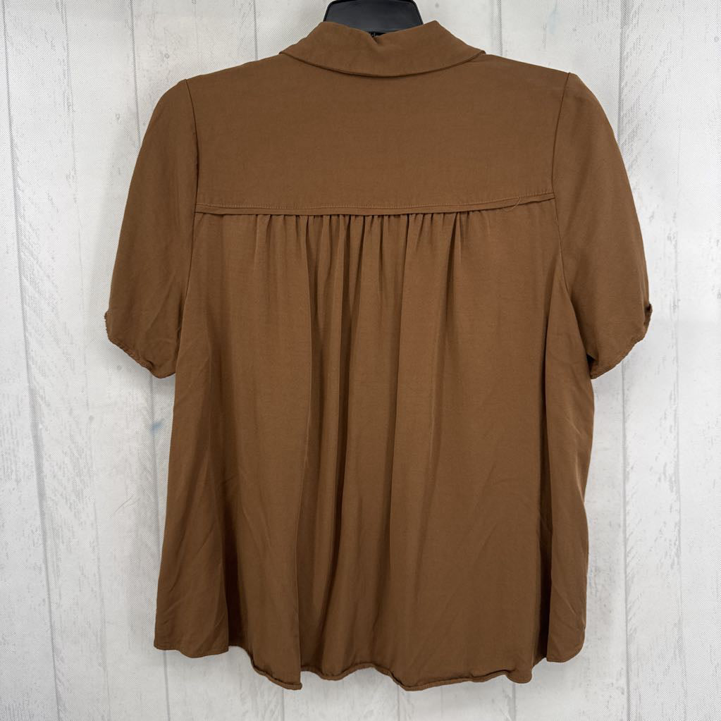 1X button down s/s top