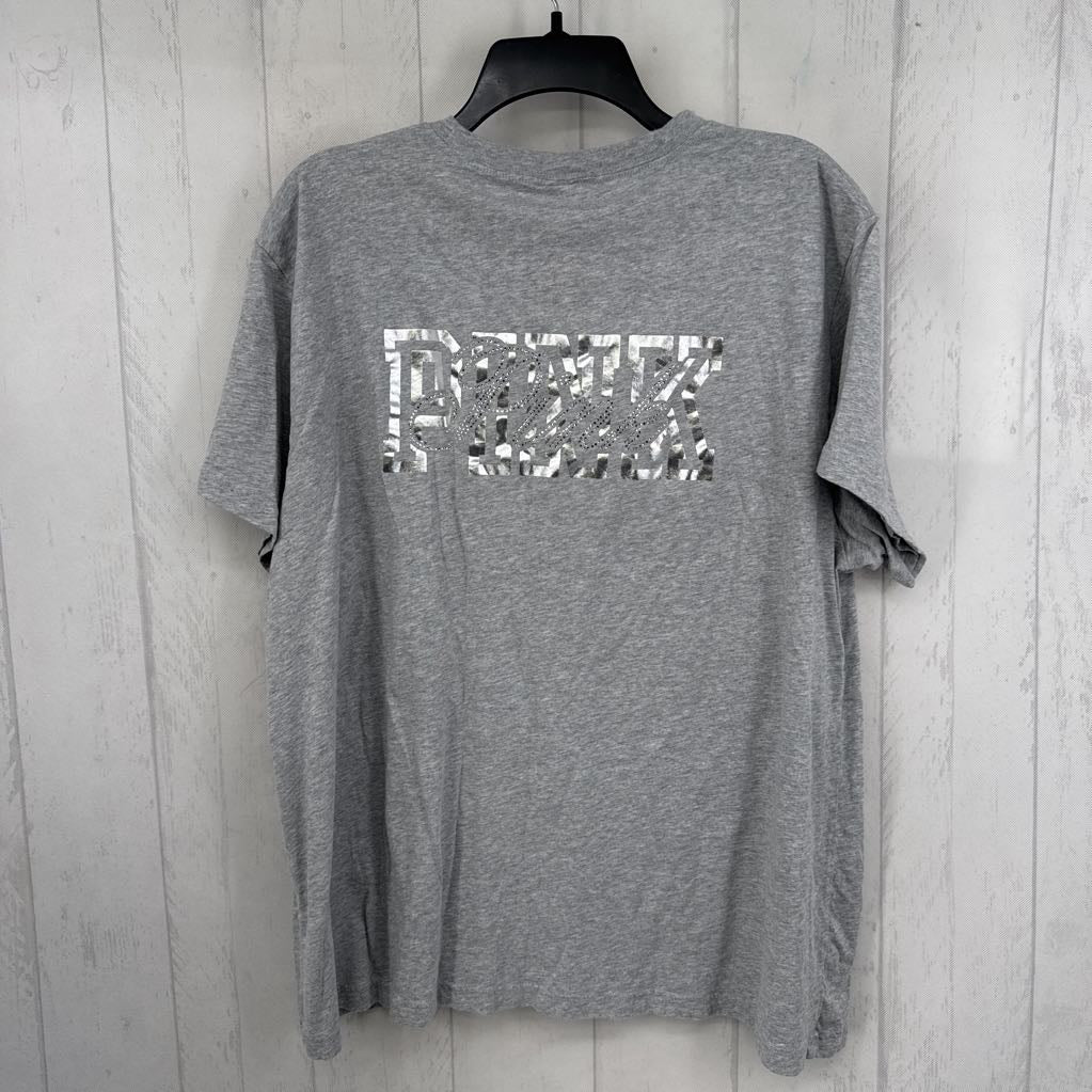 XL embelished s/s logo tee