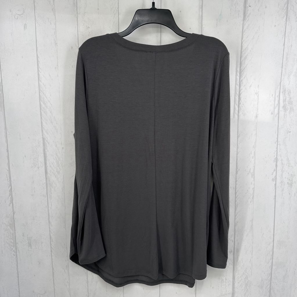 1X v-neck l/s tee