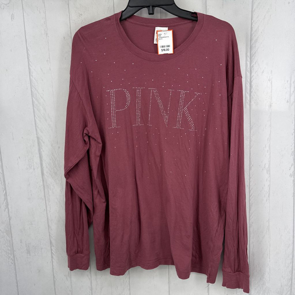 L embelished l/s tee