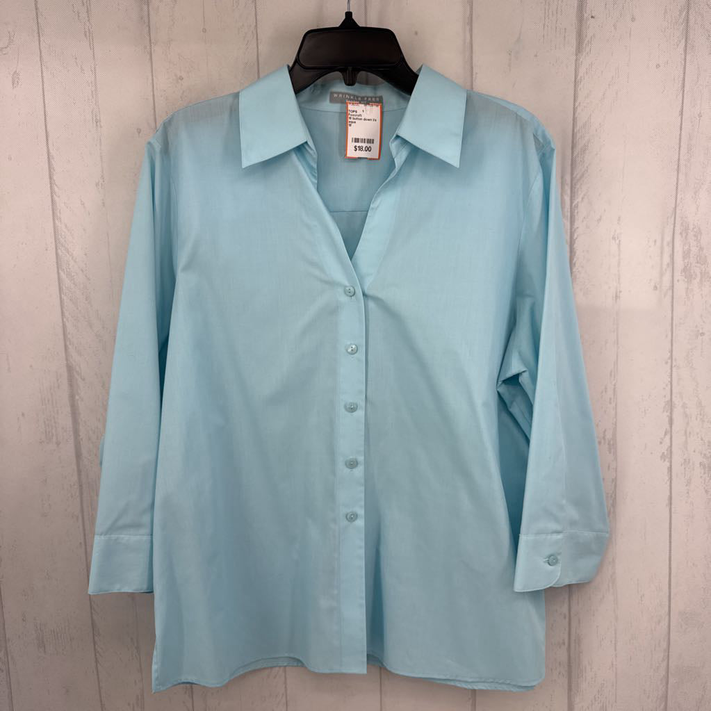18 button down l/s top