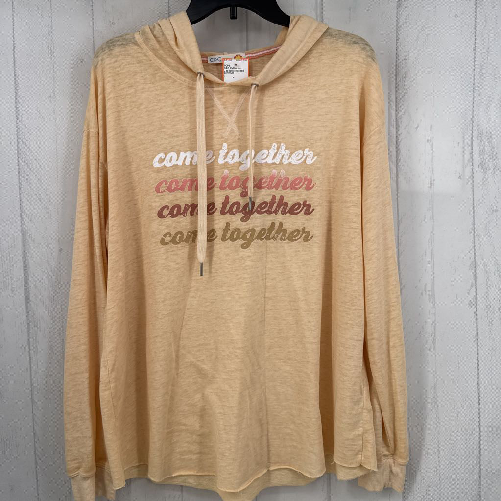 L graphic hooded l/s tee