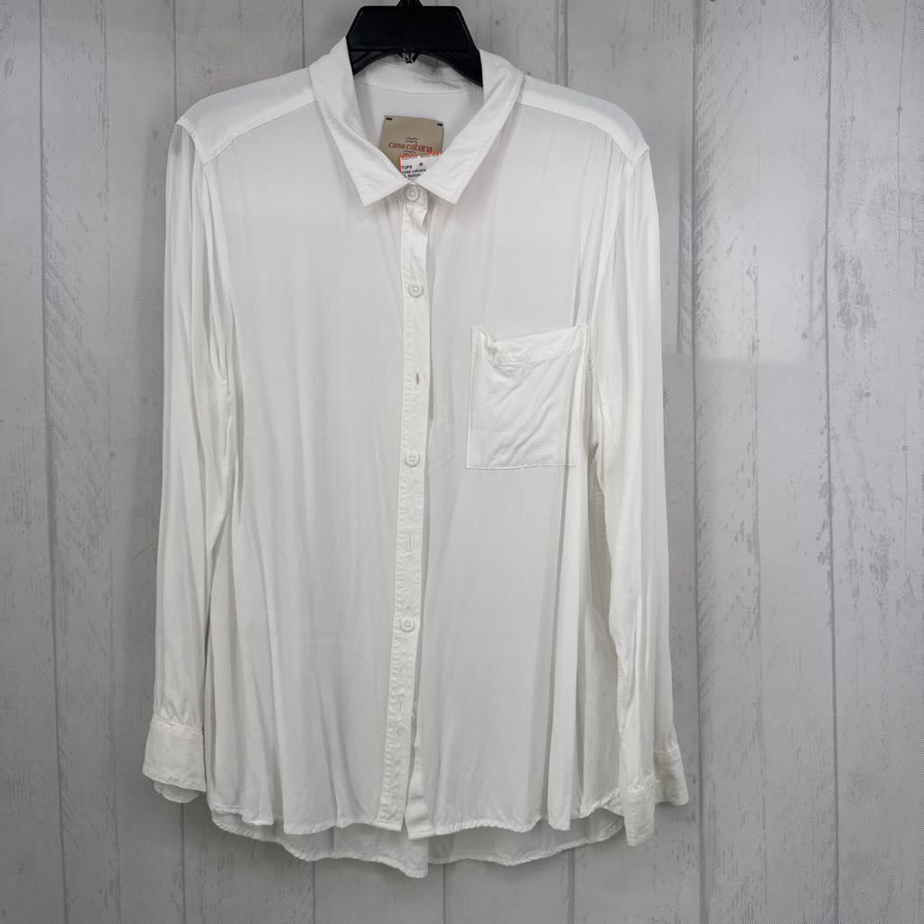 XL button down l/s top