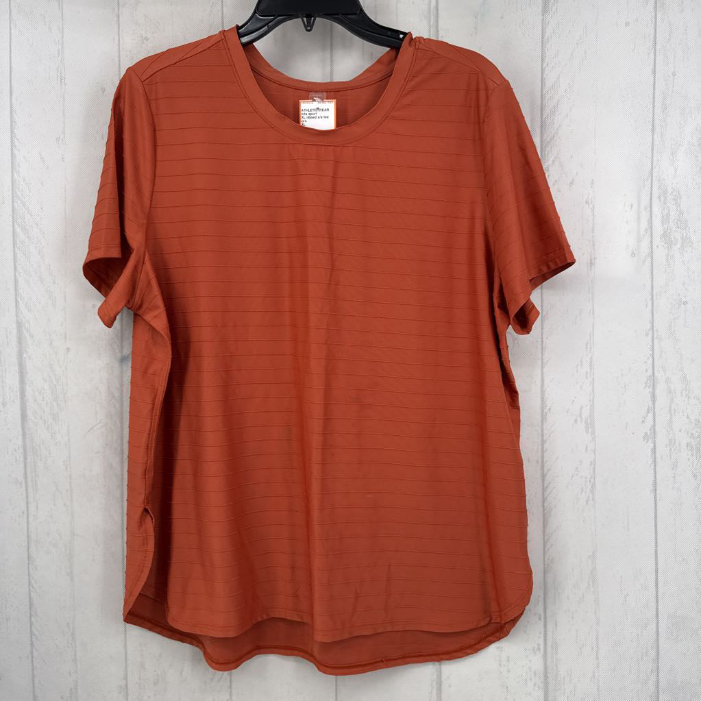 XL ribbed s/s tee