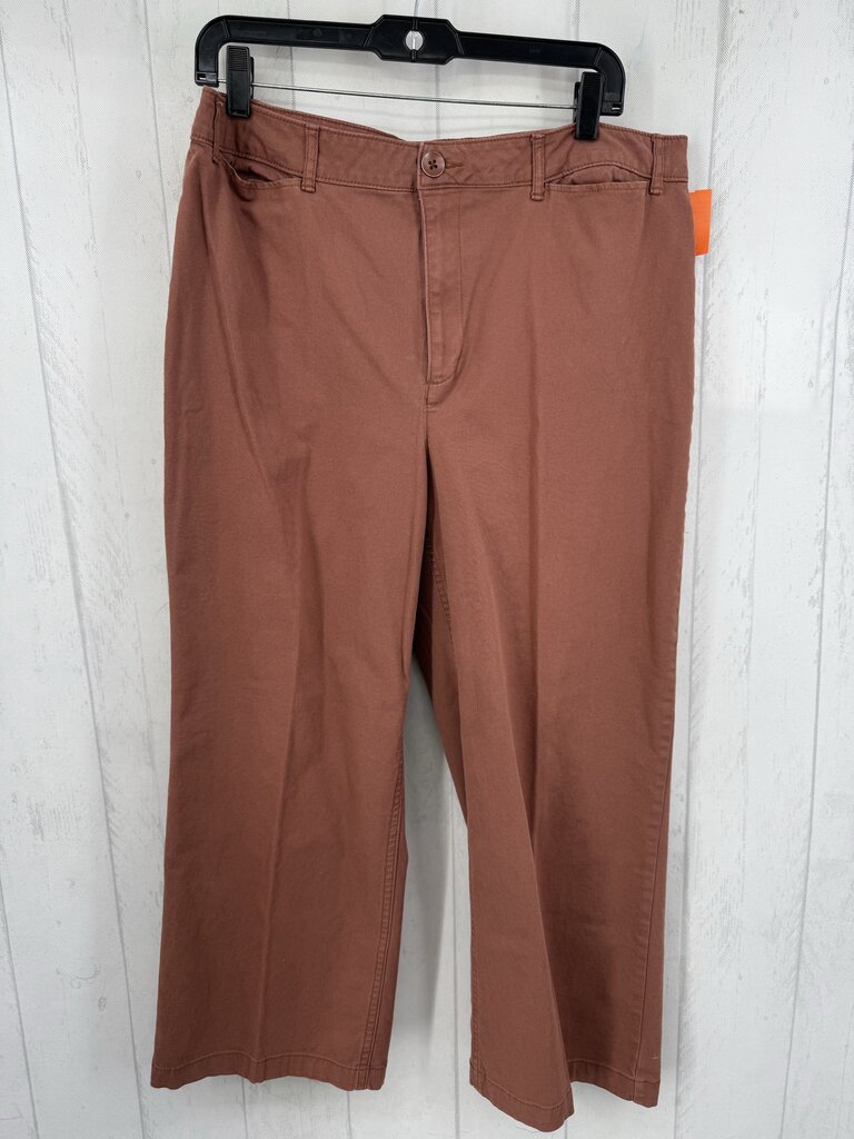 14 wide leg twill pant
