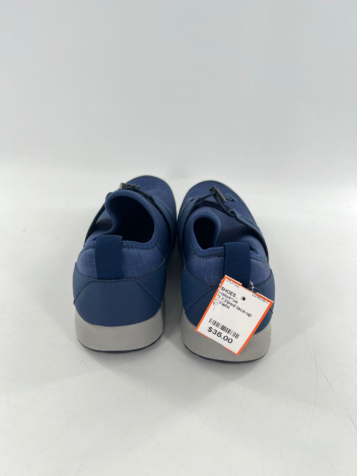 11 striped lace-up sneaker