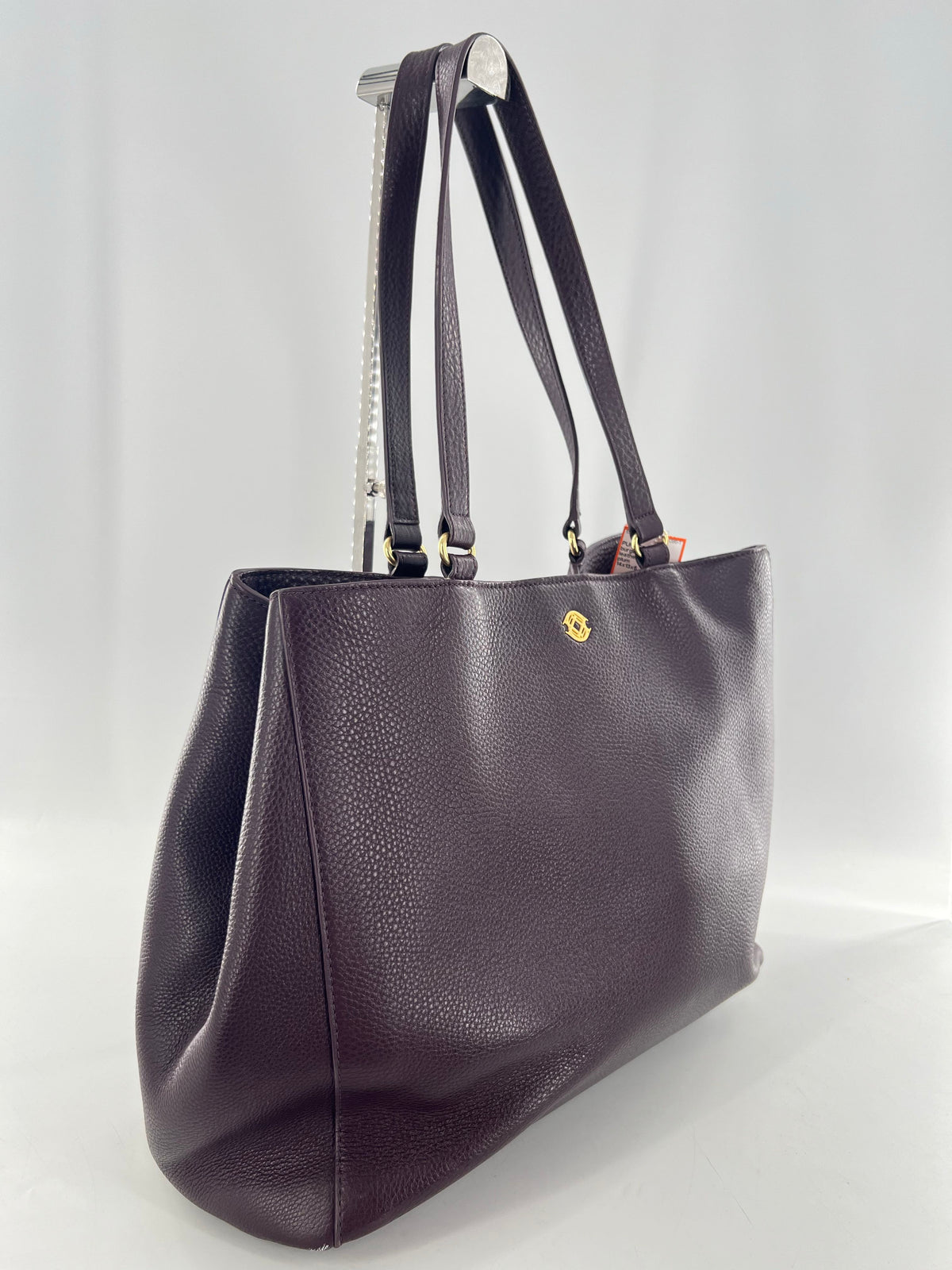leather laptop tote