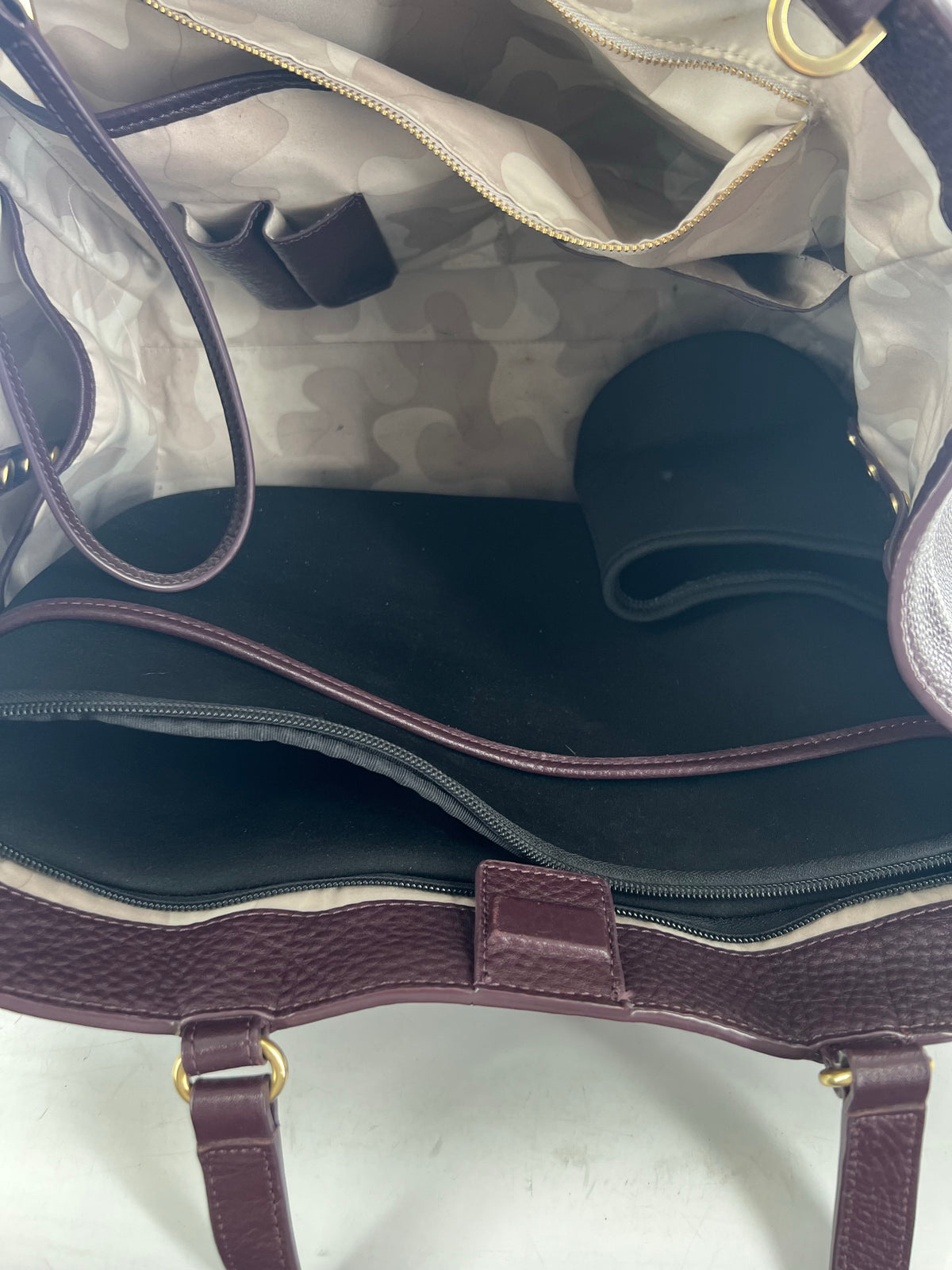 leather laptop tote