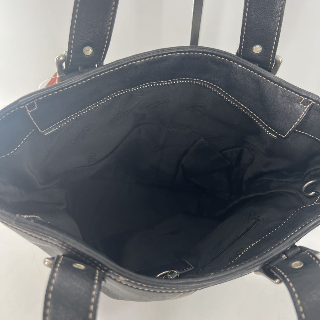 vintage buckle strap bucket bag