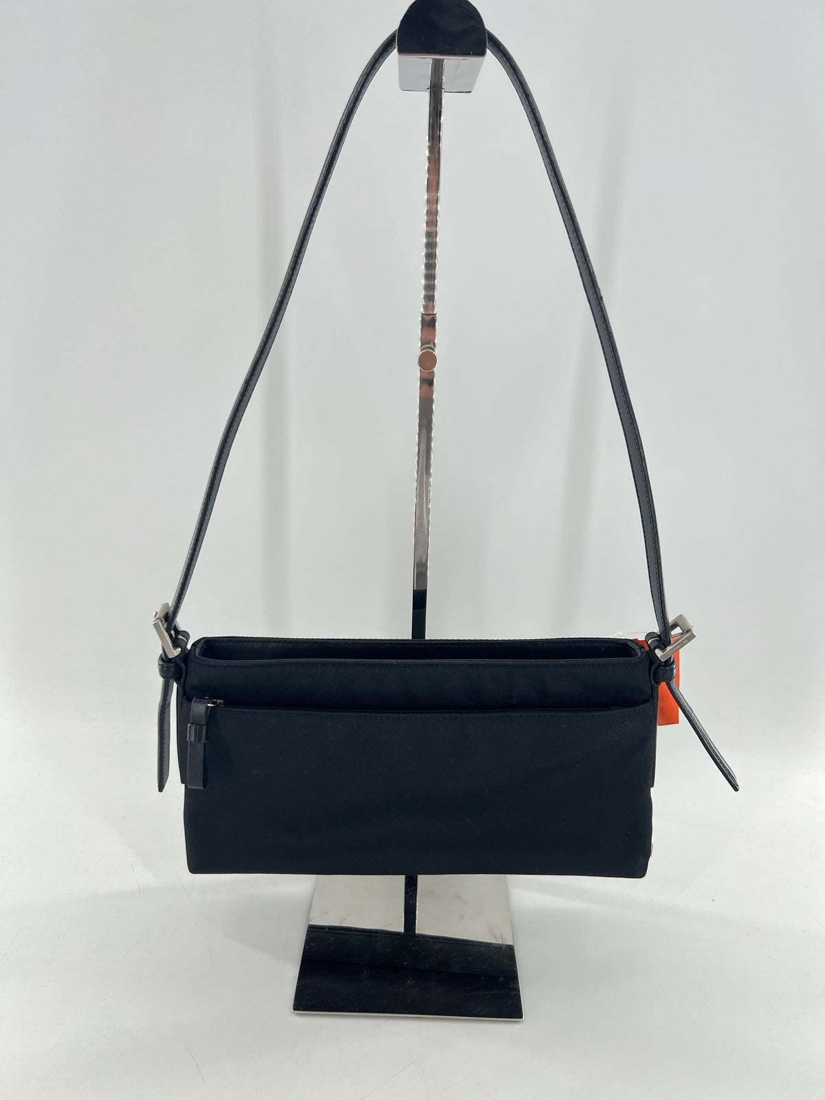 top zip shoulder hand bag
