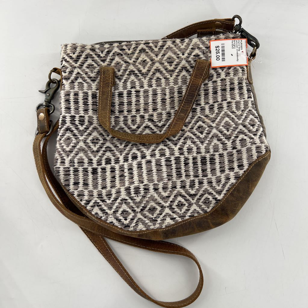 woven crossbody