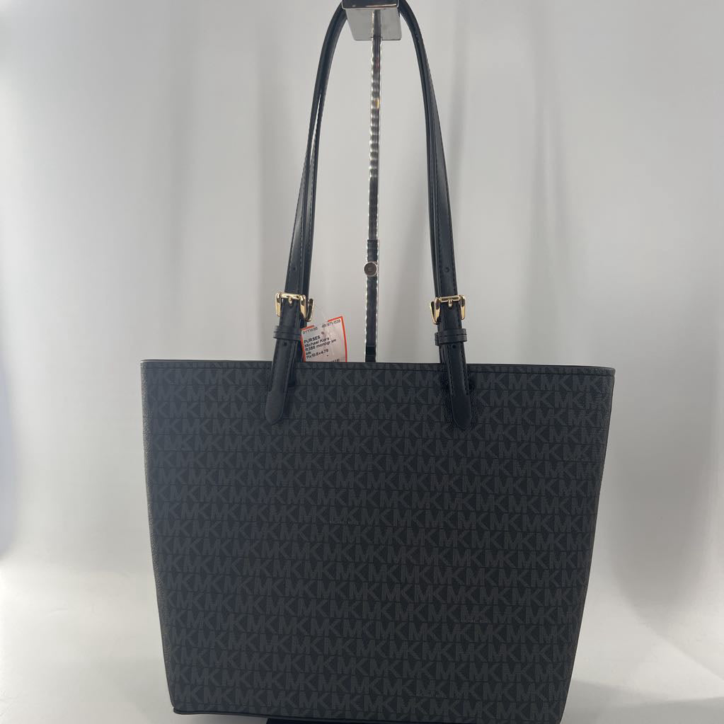 R358 monogram tote w/ 2 front pockets