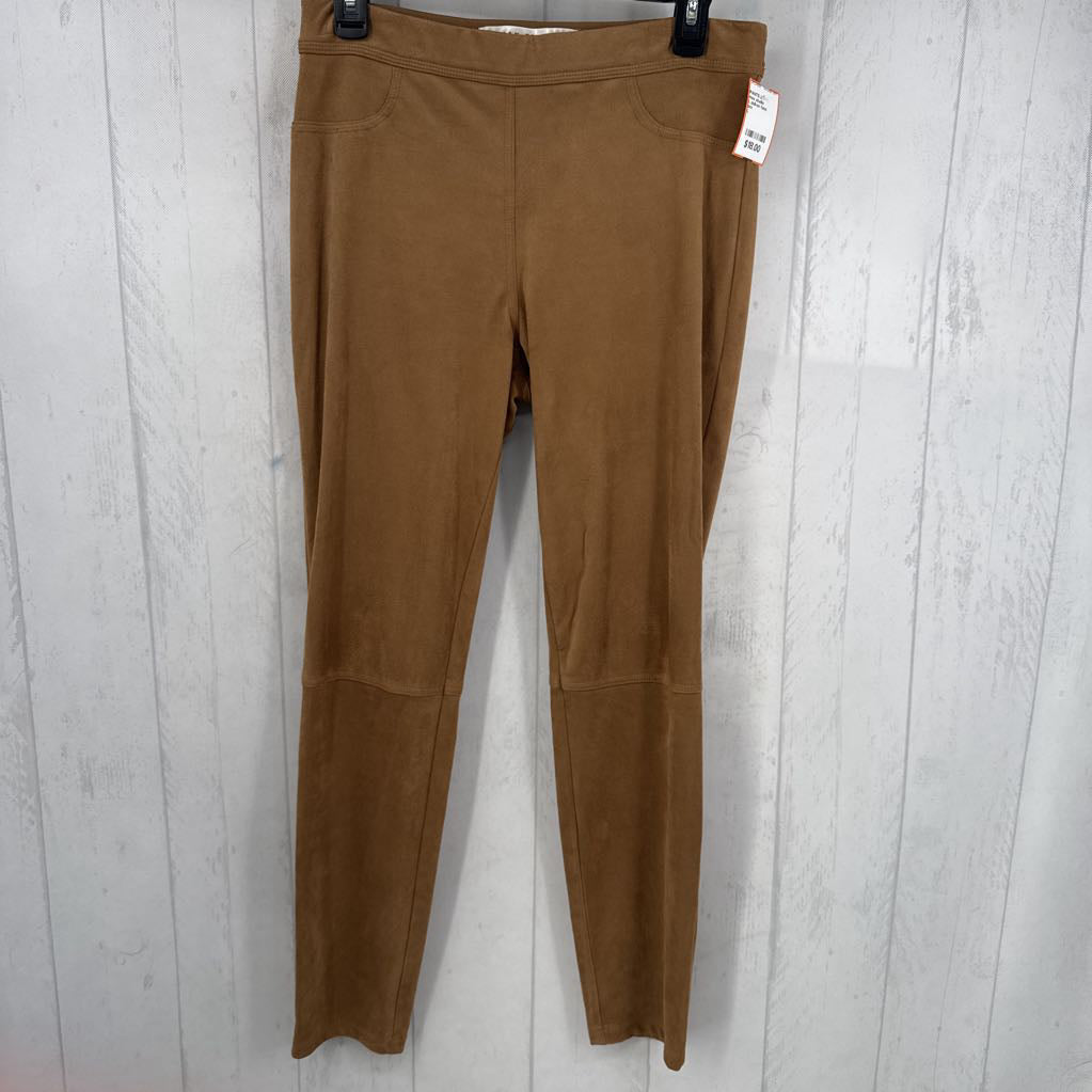 L pull-on faux suede pant