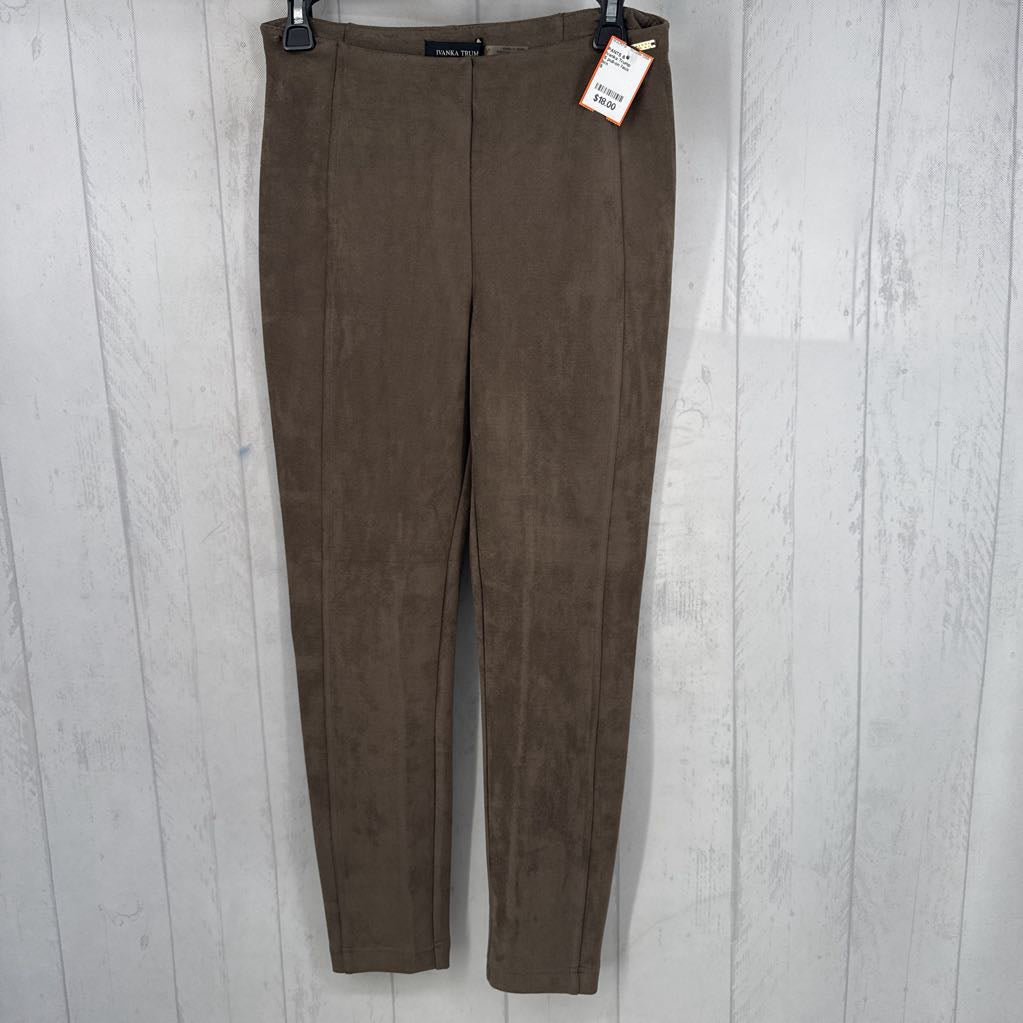 S pull-on faux suede pant