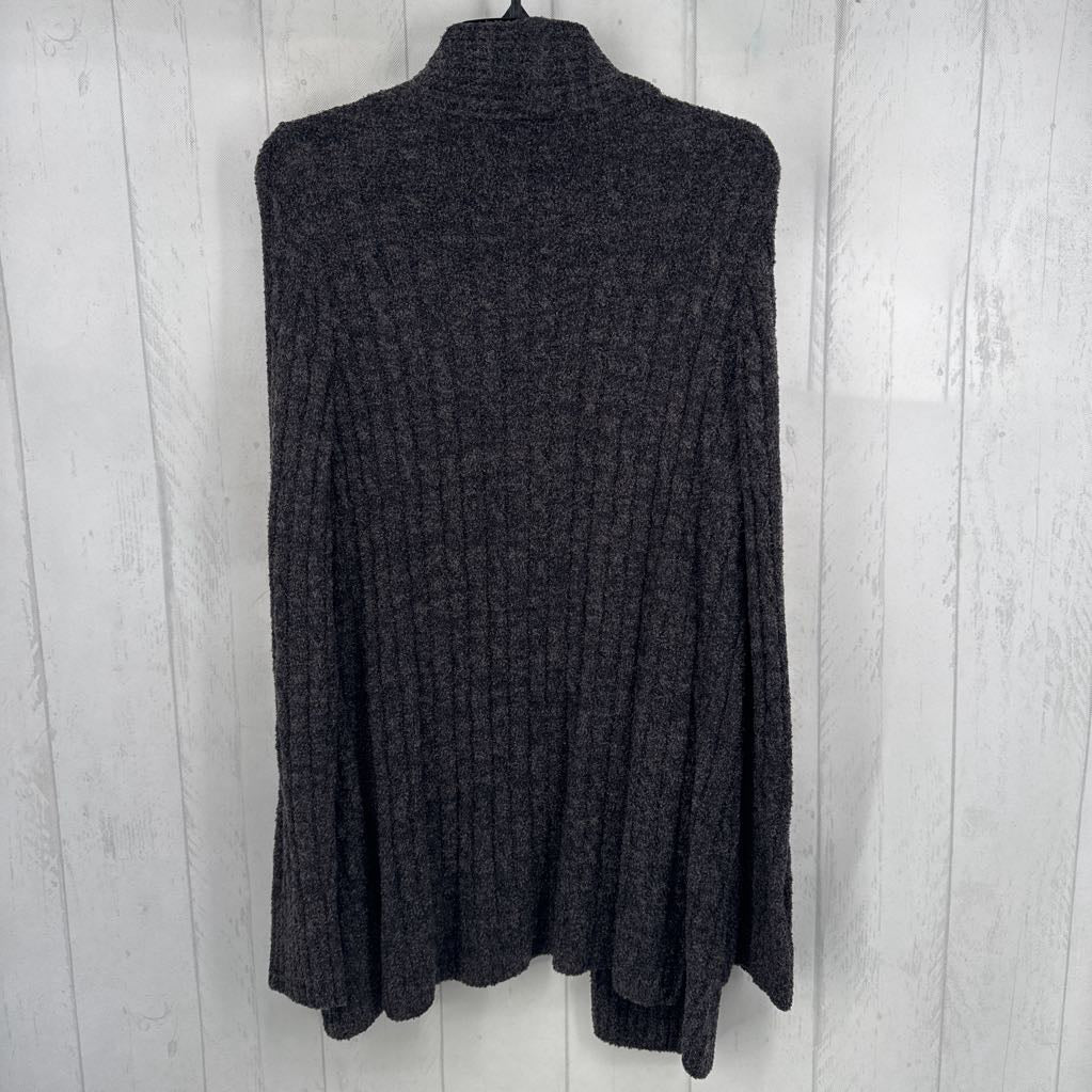 M cozy rib knit open front cardi