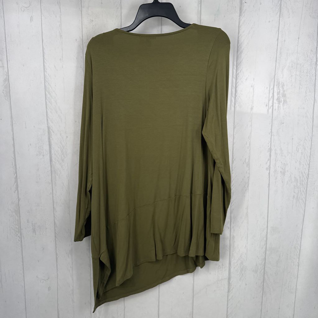 XL round neck l/s tee