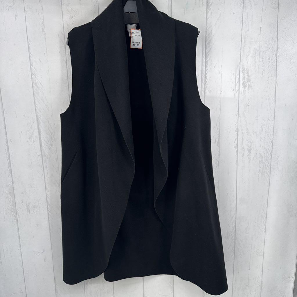 O/S draped front vest