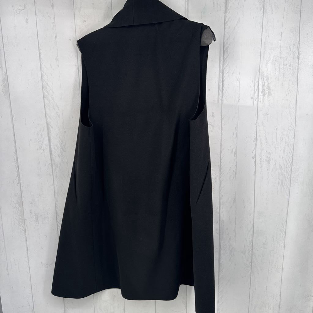 O/S draped front vest