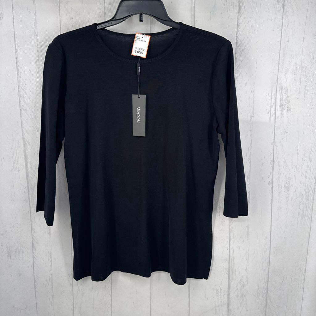 R208 XL knit 3/4 slv top
