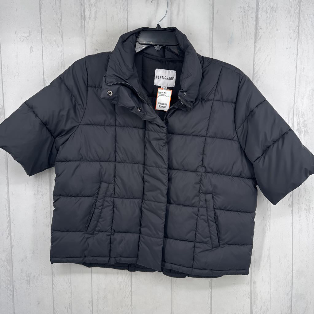 L quilted puffer s/s jacket