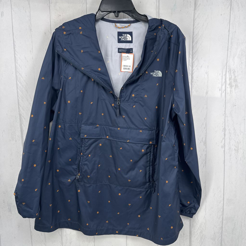 printed pullover windbreaker