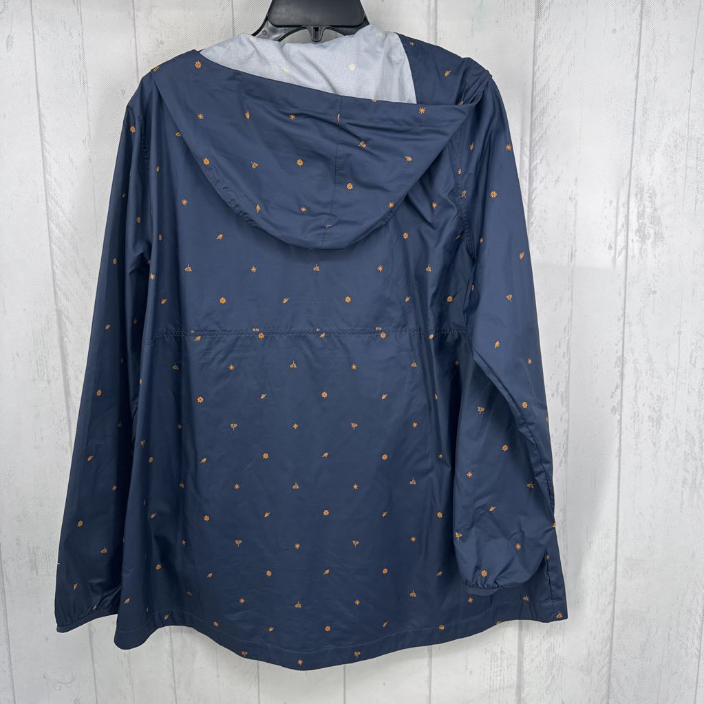 printed pullover windbreaker