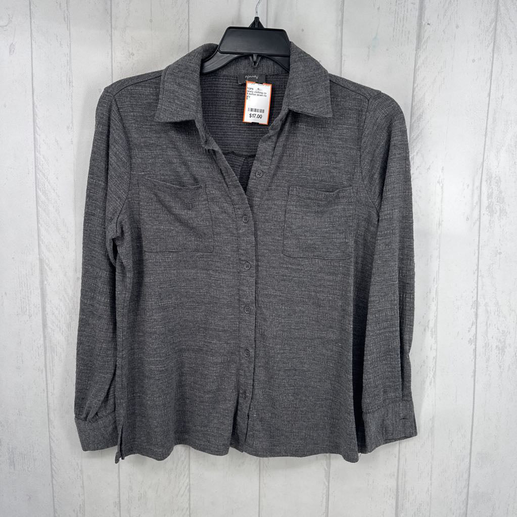 S button down l/s top