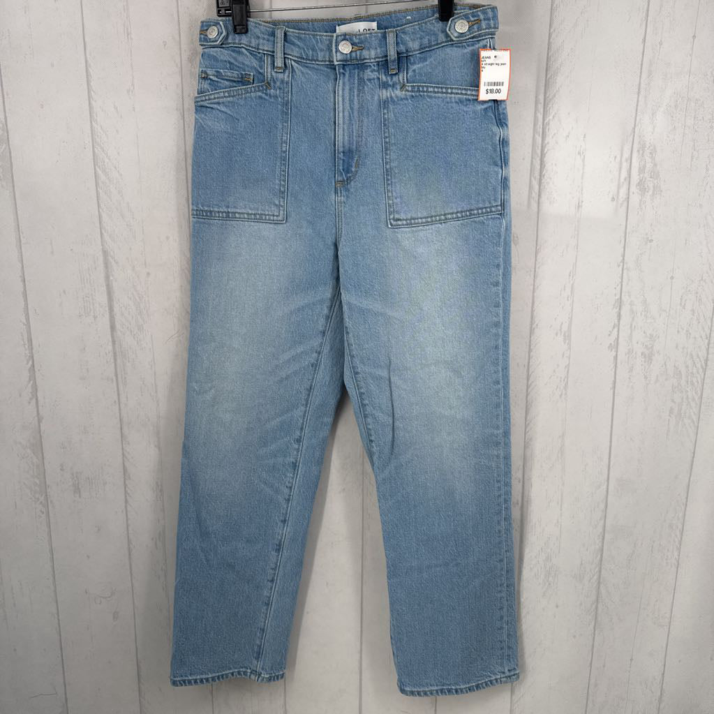 4 straight leg jean