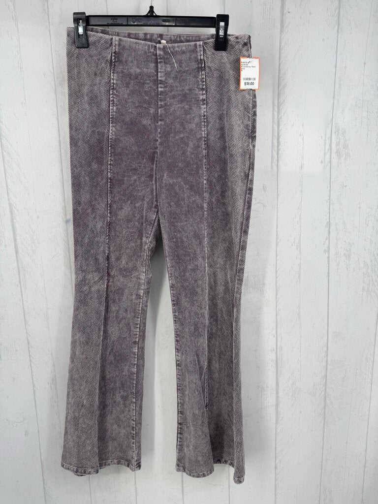 M corduroy flare leg pant