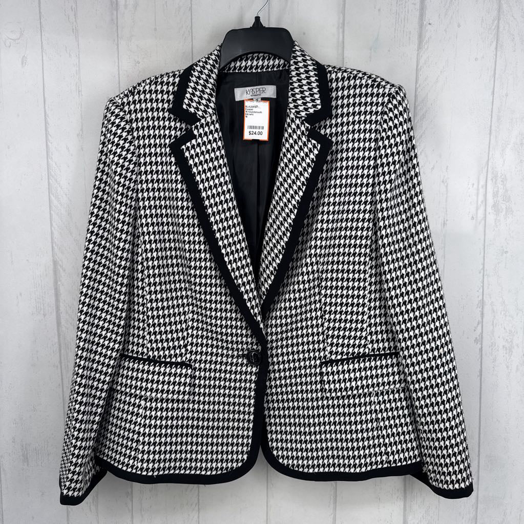 16 houndstooth blazer