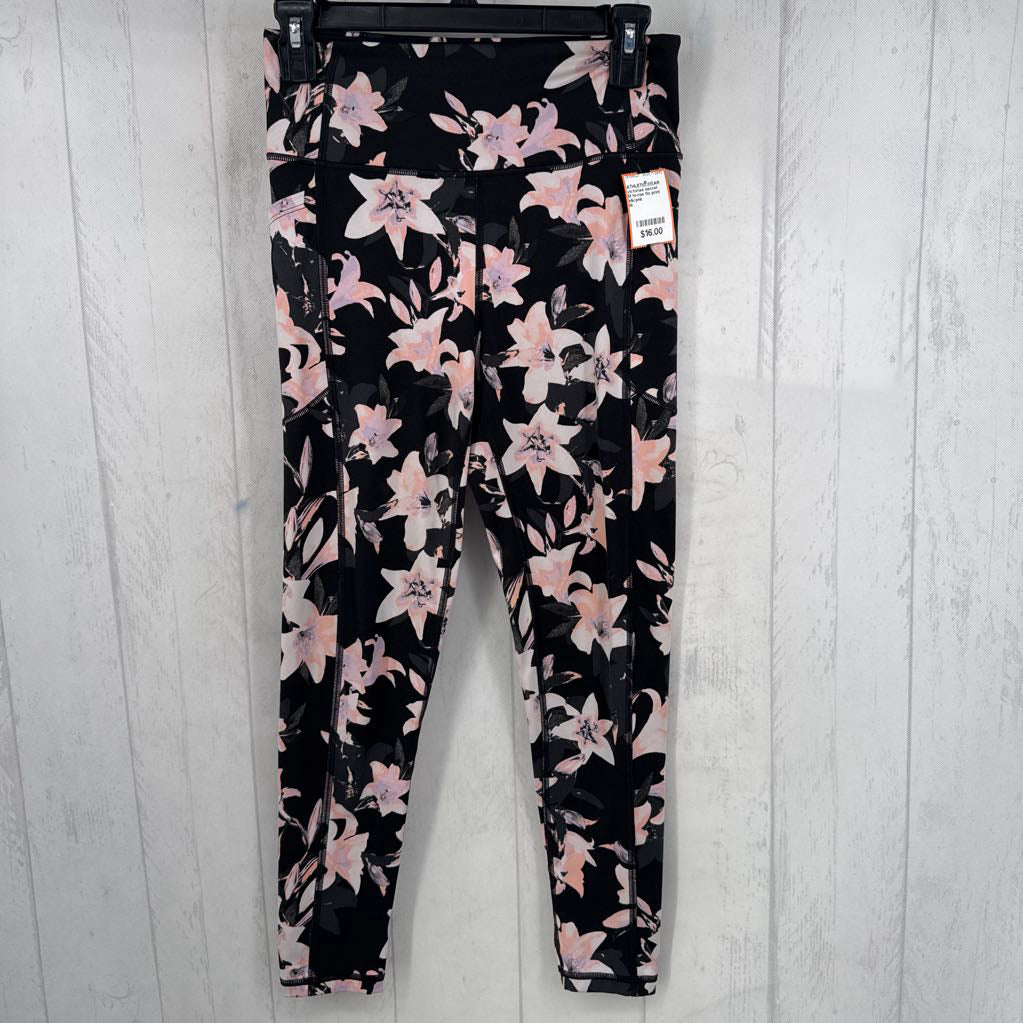 M hi-rise flo print leggings