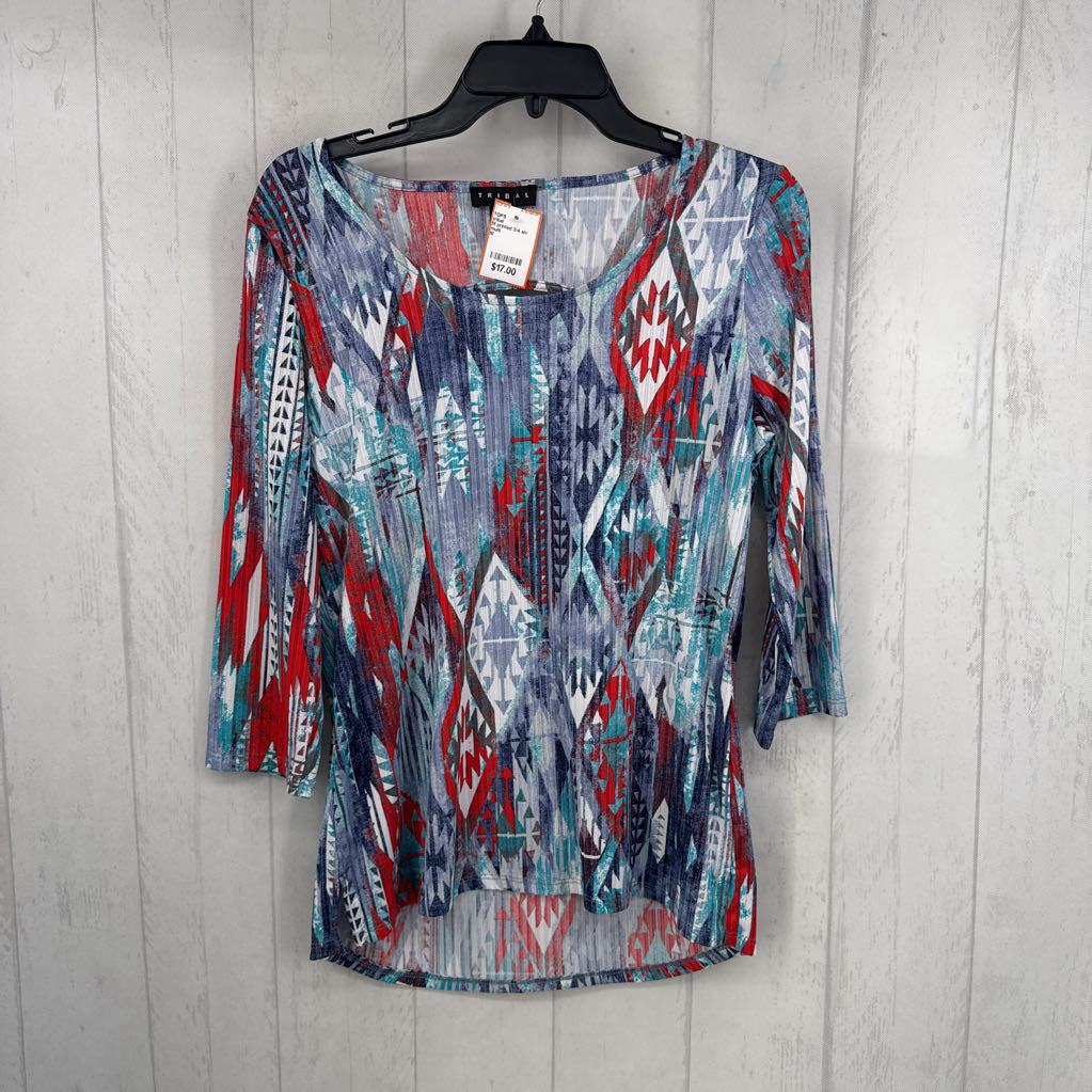 M printed 3/4 slv top