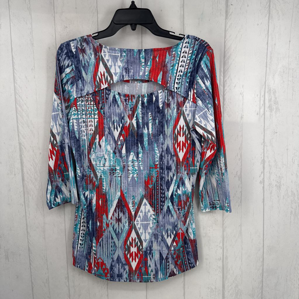 M printed 3/4 slv top