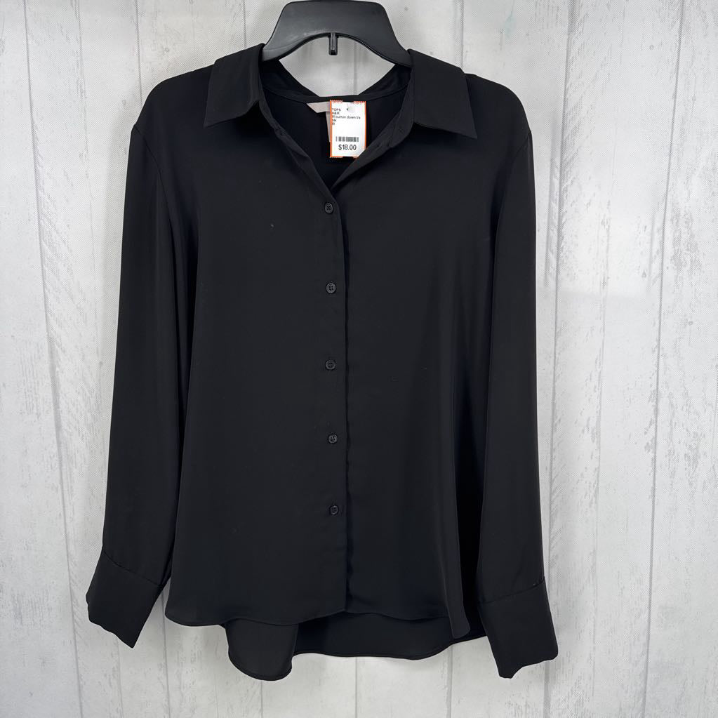 M button down l/s top