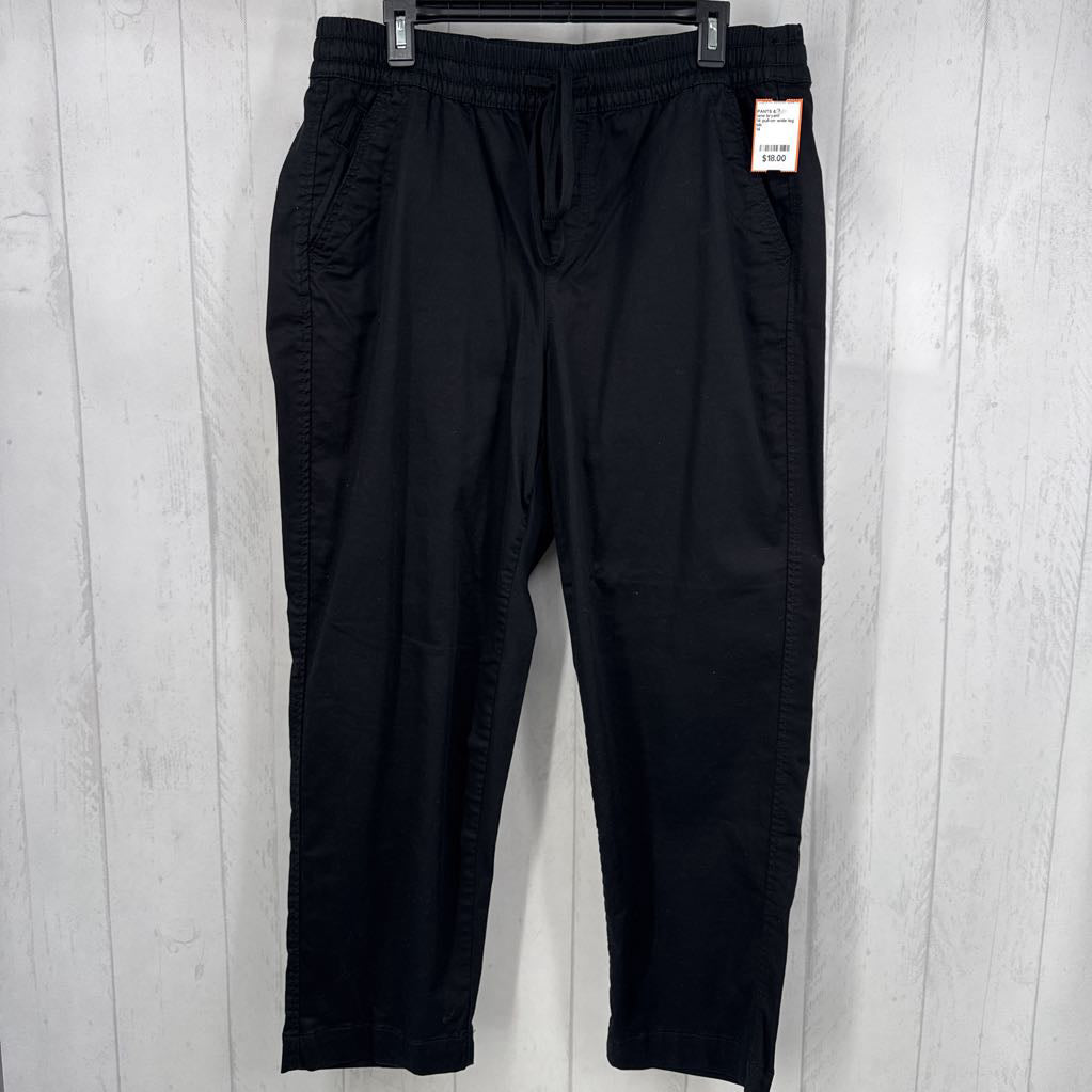 14 pull-on wide leg twill pant