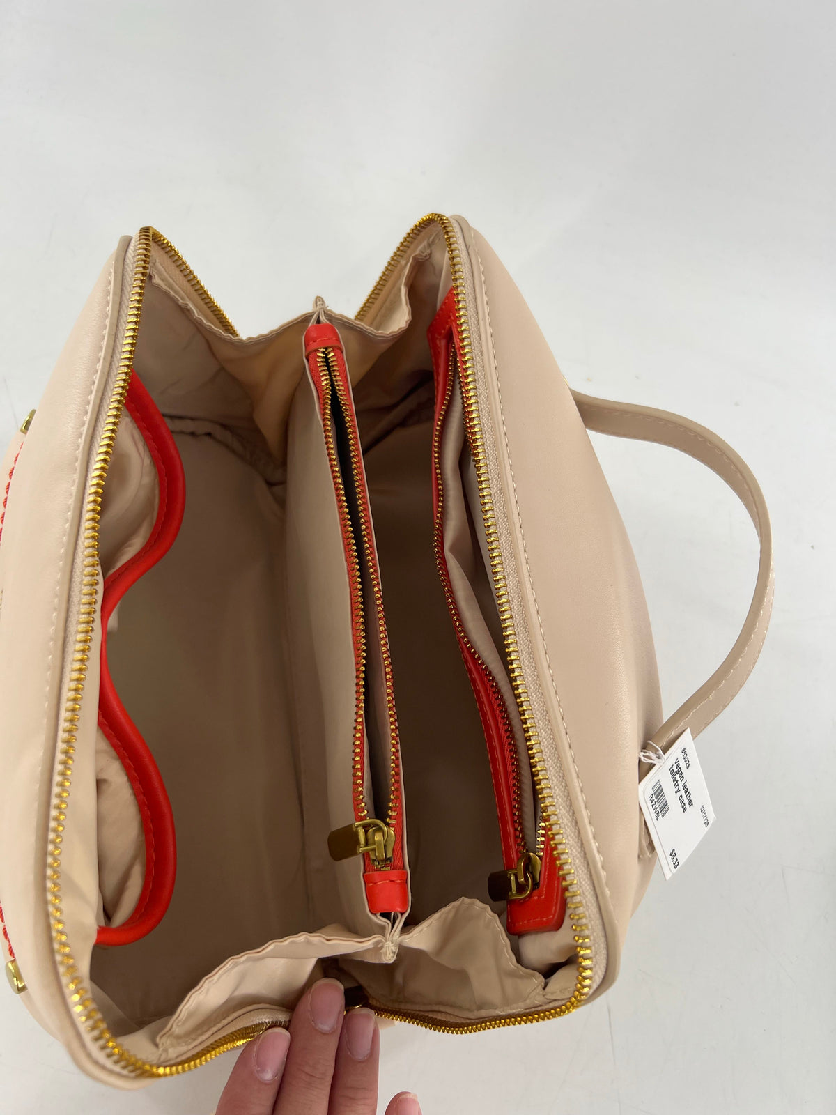 vegan leather toiletry case