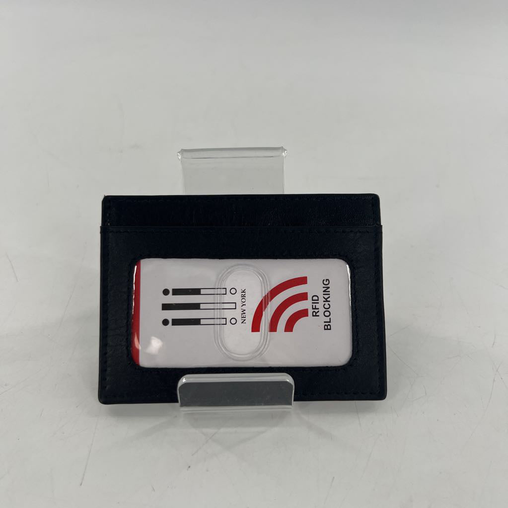 leather rfid blocking card holder