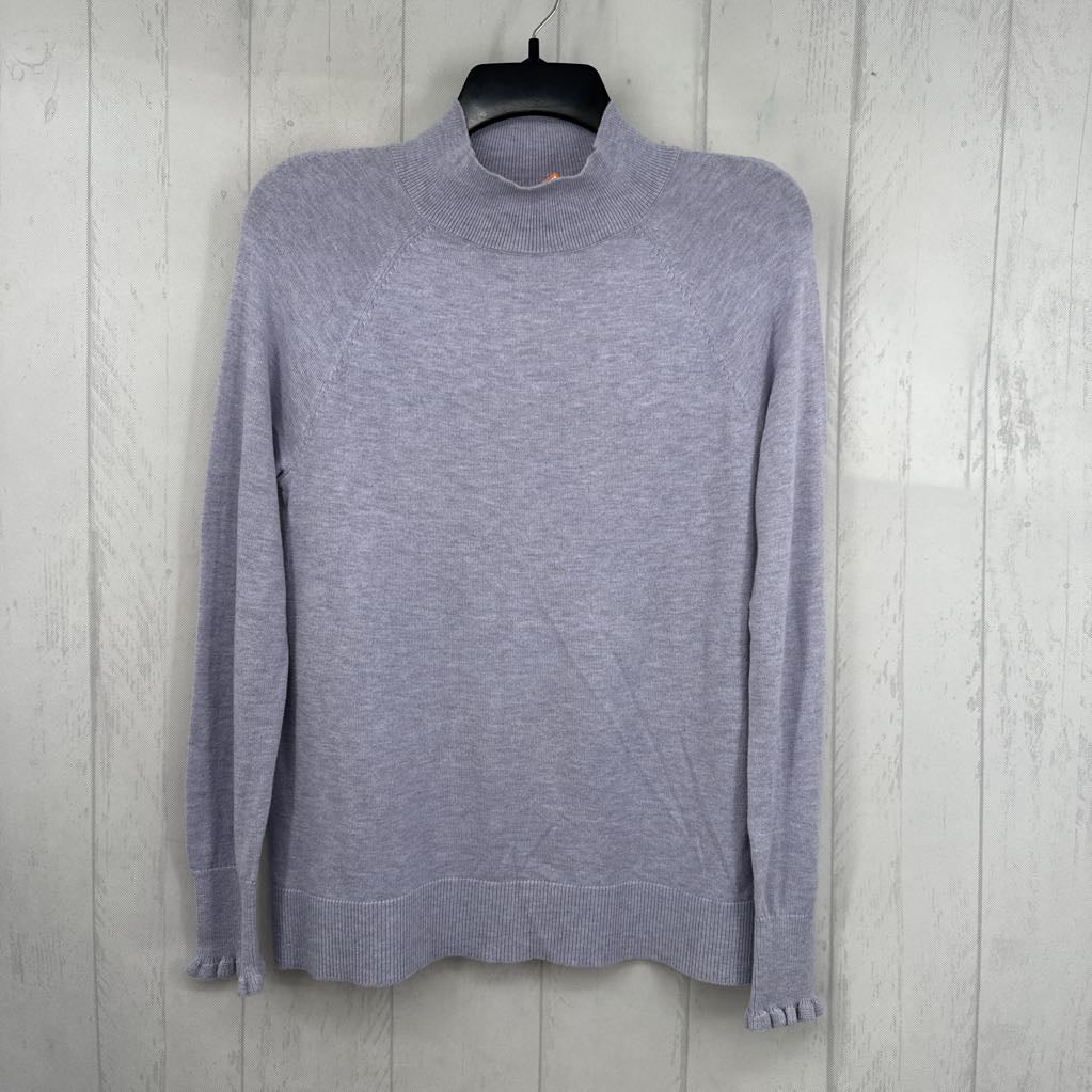 S mock neck l/s knit top
