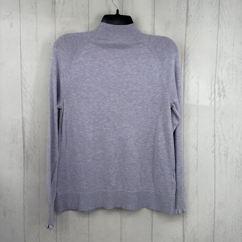 S mock neck l/s knit top