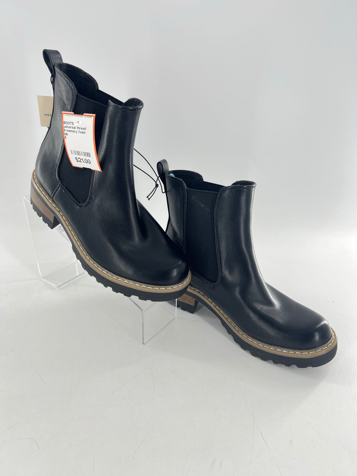 6 memory foam chelsea boot