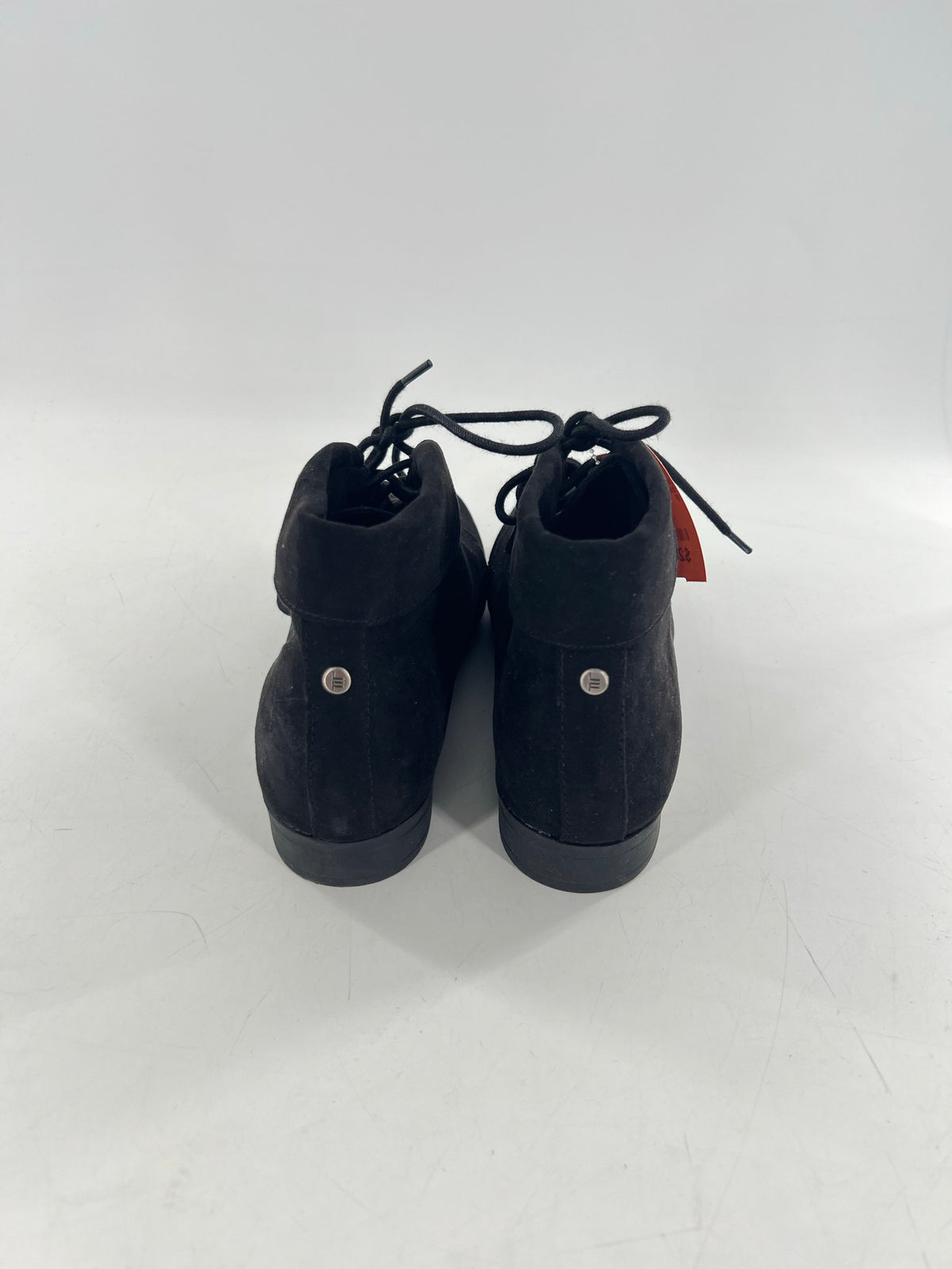 8 foldover lace-up bootie