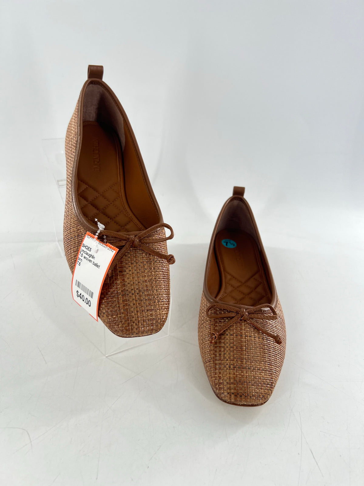 7.5 woven ballet flats