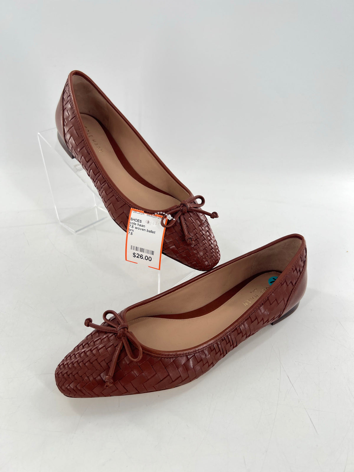7.5 woven ballet flats