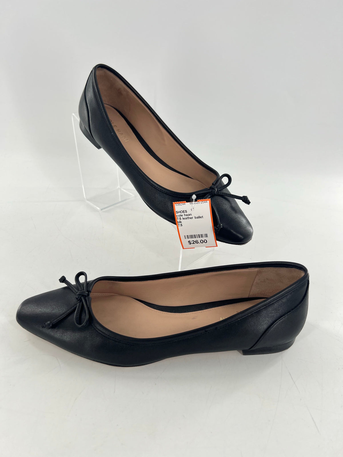 7.5 leather ballet flats