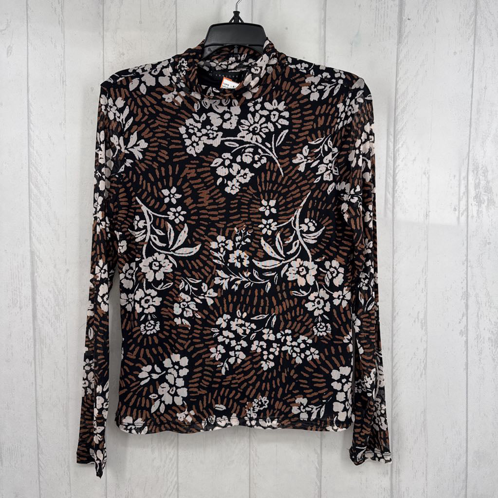 R79 M floral mesh l/s top