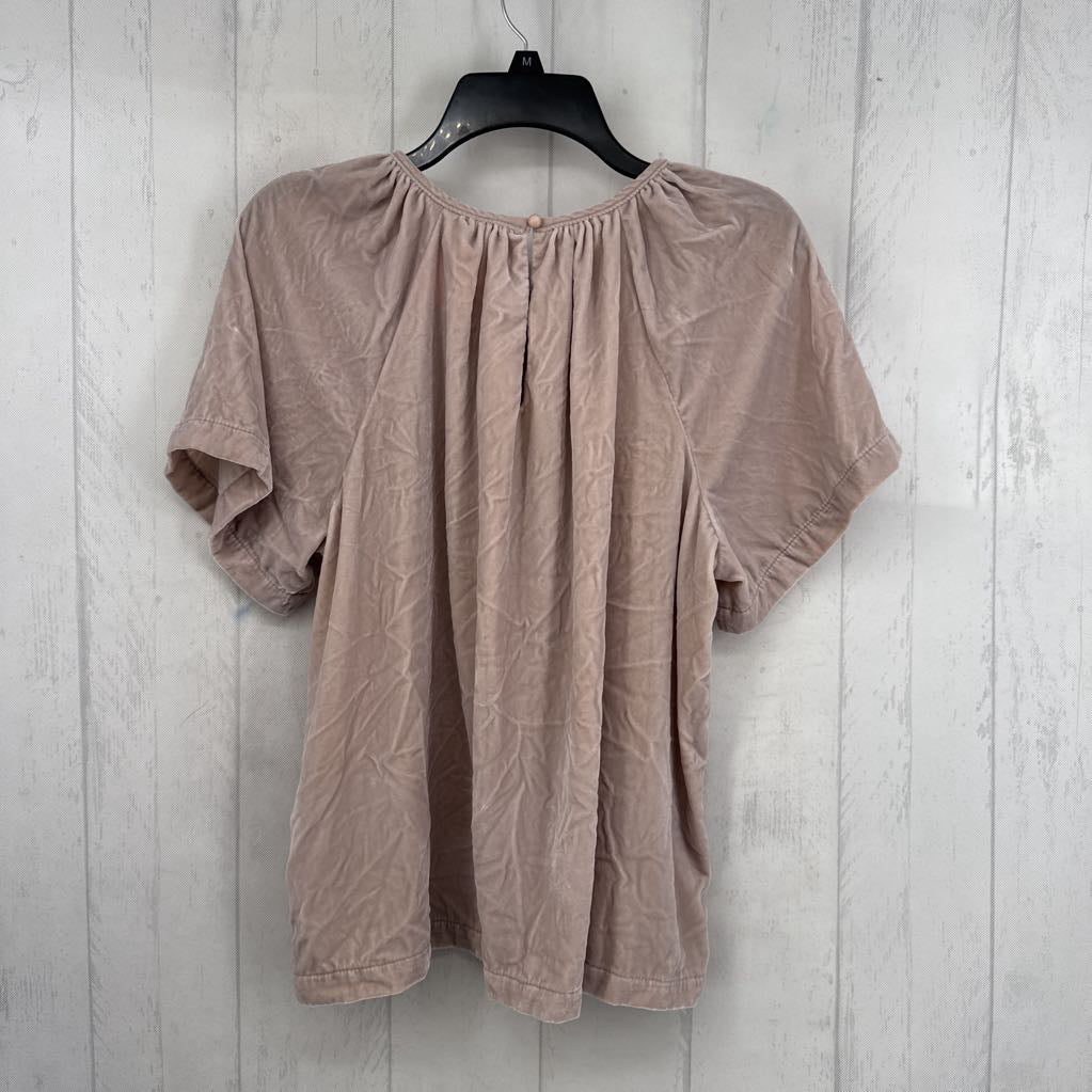L velvet s/s top