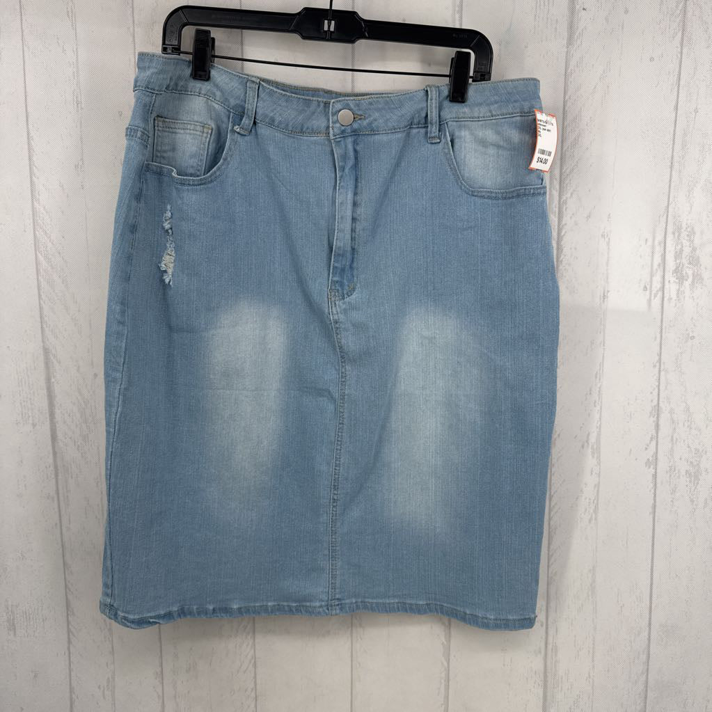 3XL jean skirt